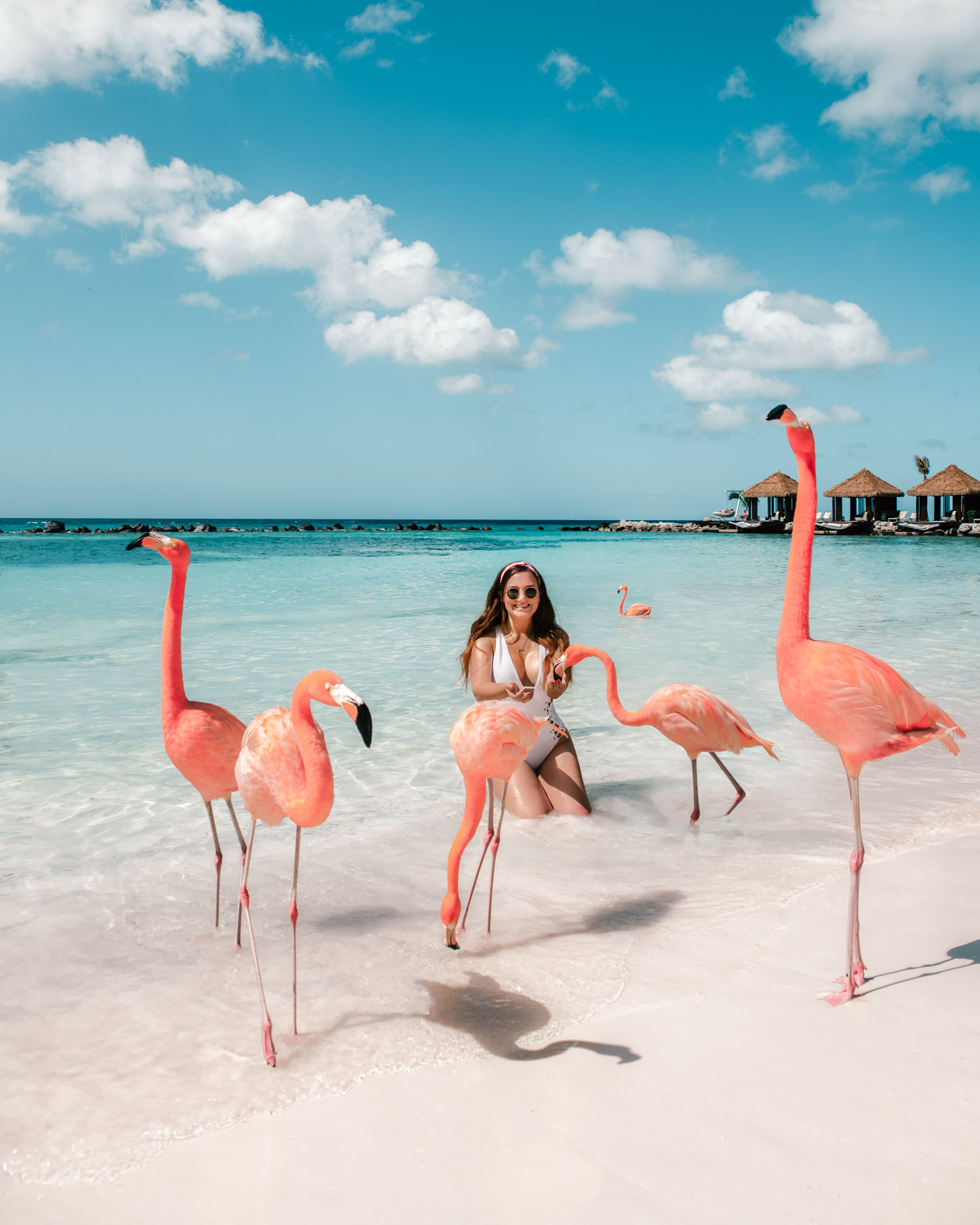 ORANJESTAD, ARUBA - DECEMBER 4, 2021: Plaza Daniel Leo square with