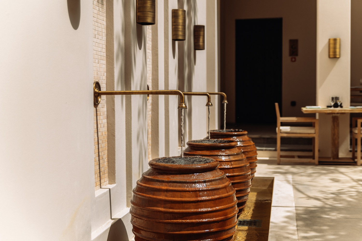 Water Fountains at The Restaurant, Al Bait