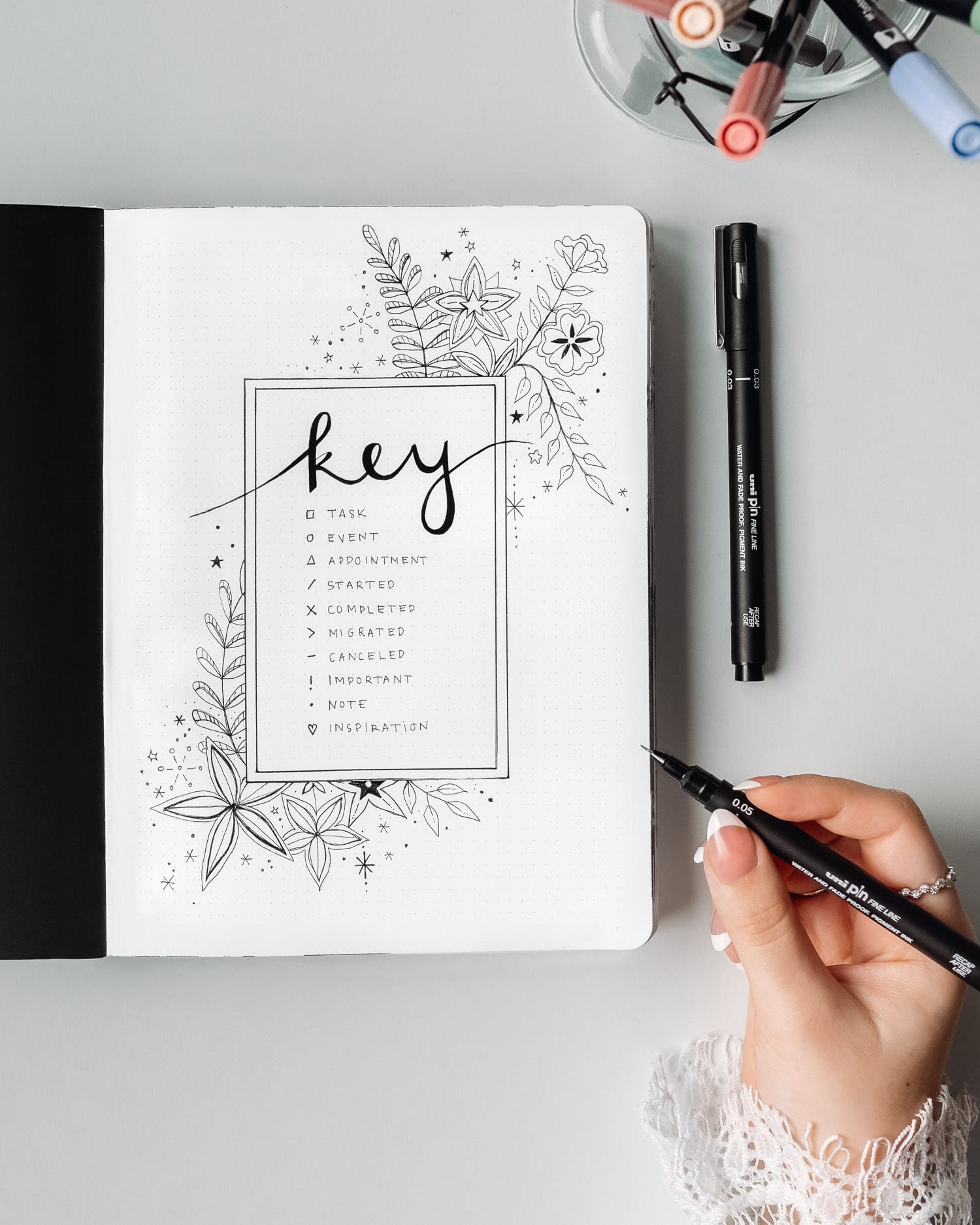 Bullet Journal Custom Key Idea