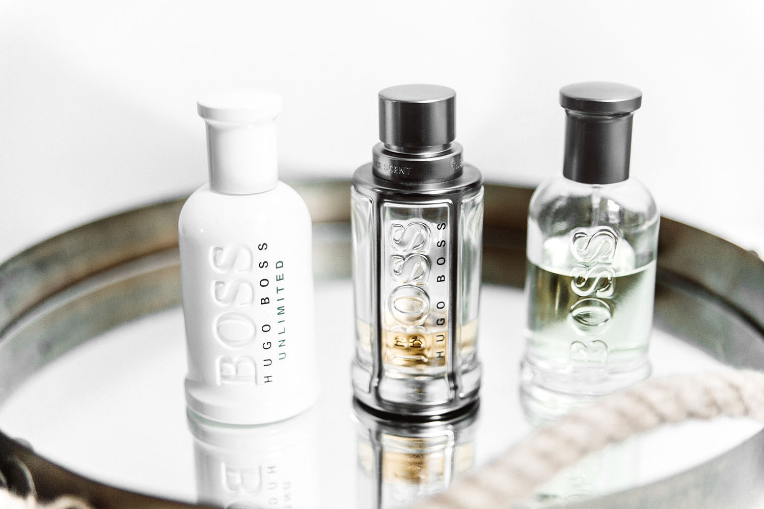 3 Perfumes for men: Hugo Boss Unlimited, Hugo Boss The Scent & Boss Bottled