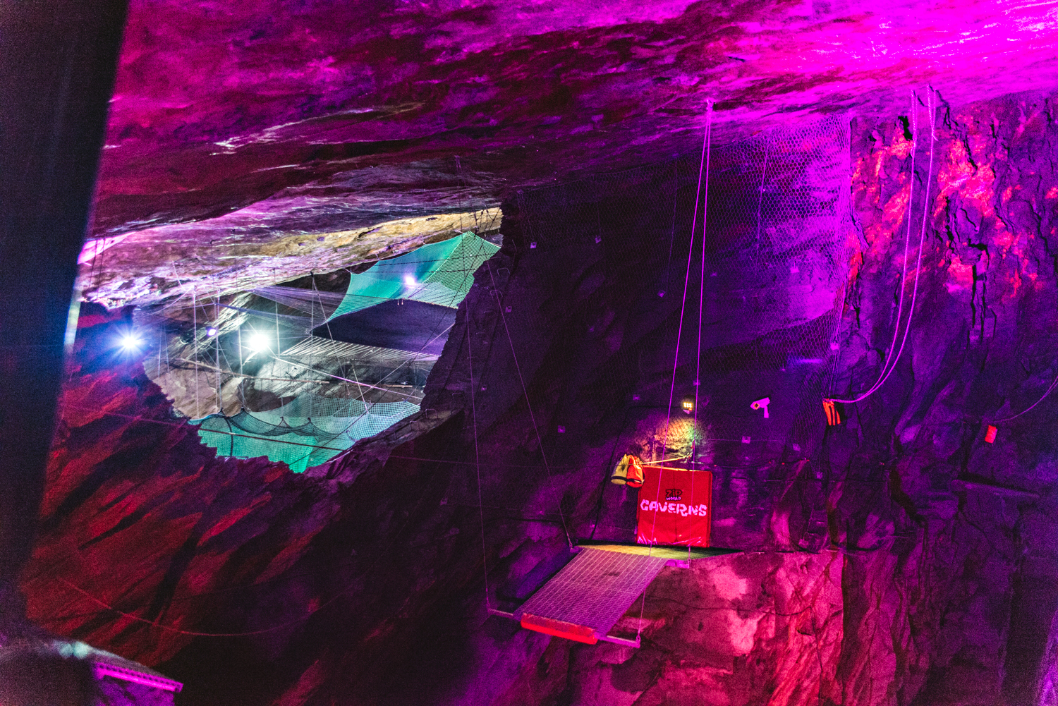 Bounce Below Experience - Underground Trampolines in North Wales