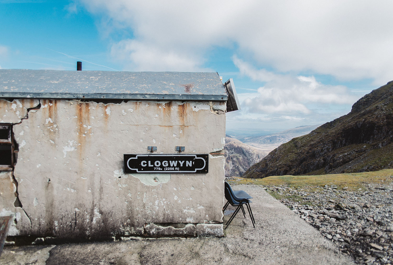 Clogwyn, Snowdon Mountain Railway in Snowdonia National Park, Wales