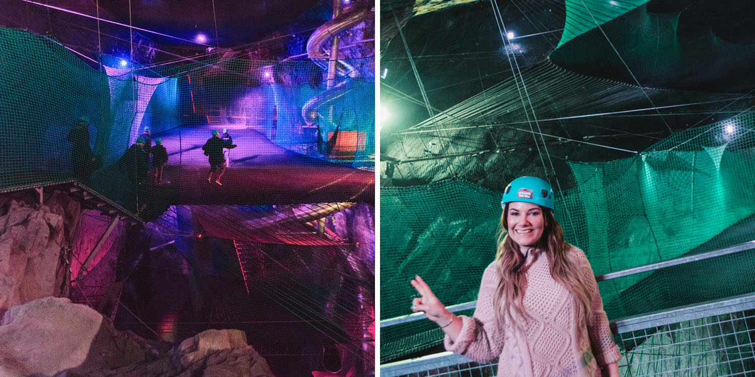 Bounce Below - Underground Trampolines in North Wales