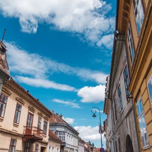 Buildings in Brasov, Romania