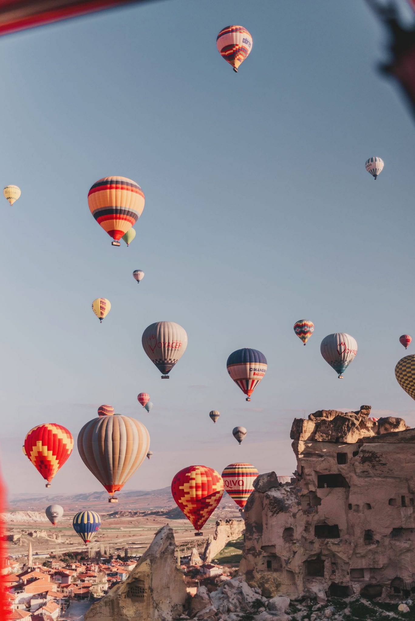 Flyg luftballong i Kappadokien, Turkiet (MAGISKT ...