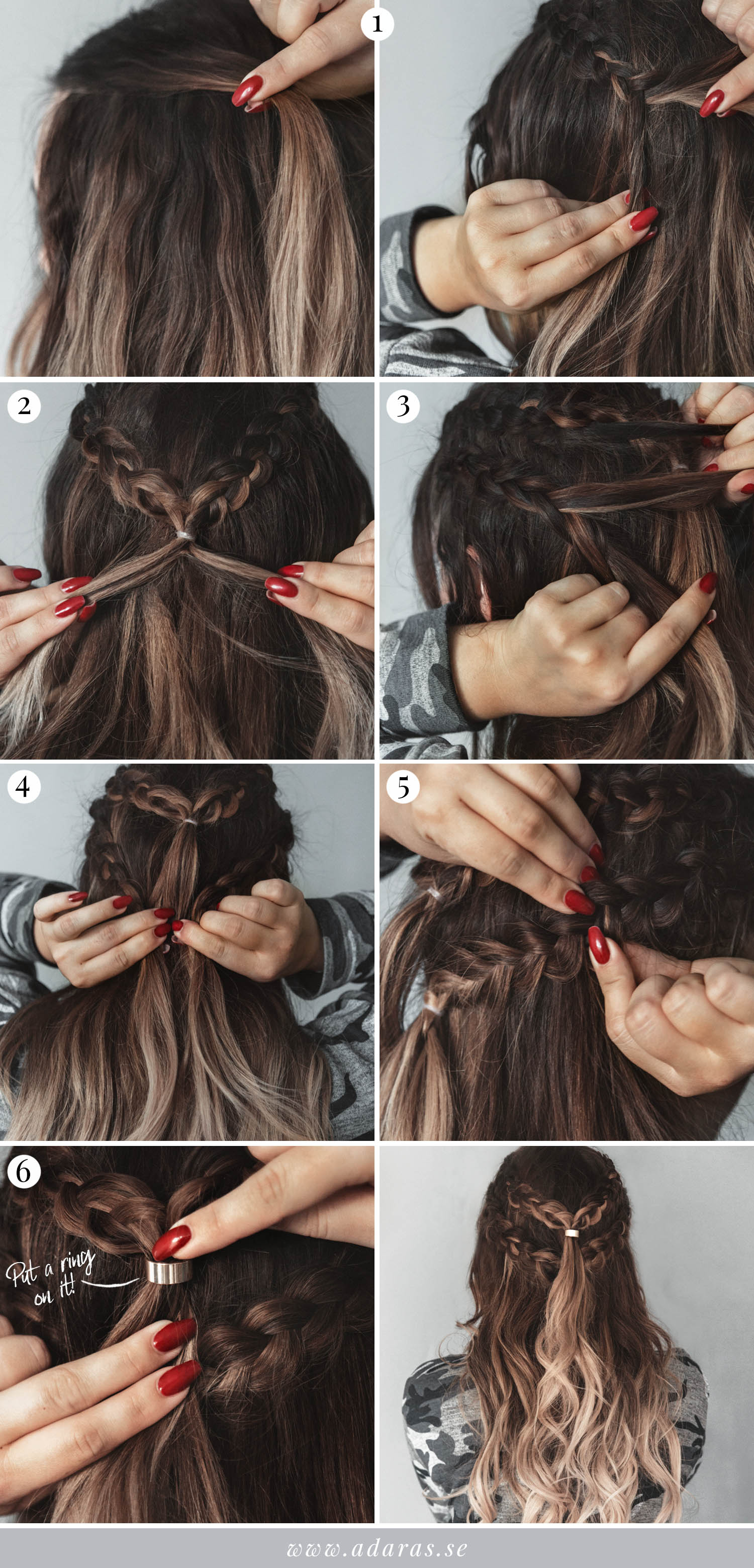 Easy Triple Braided Hairstyle  Babes In Hairland