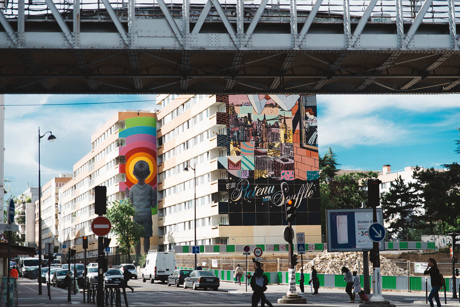 Colorful Street Art in Paris - 13th arrondissement