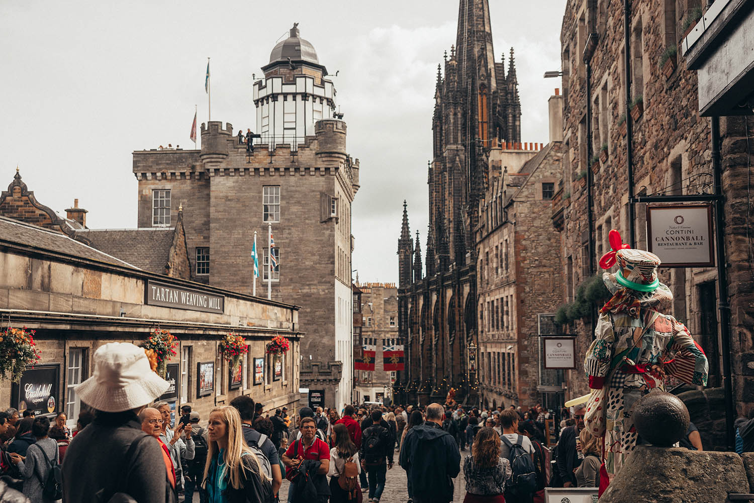 Edinburgh Festival - People in the Streets