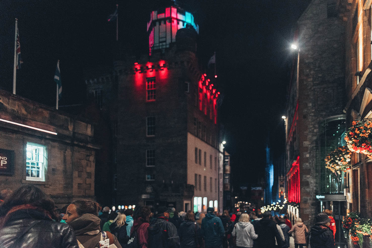 Edinburgh Street by Night