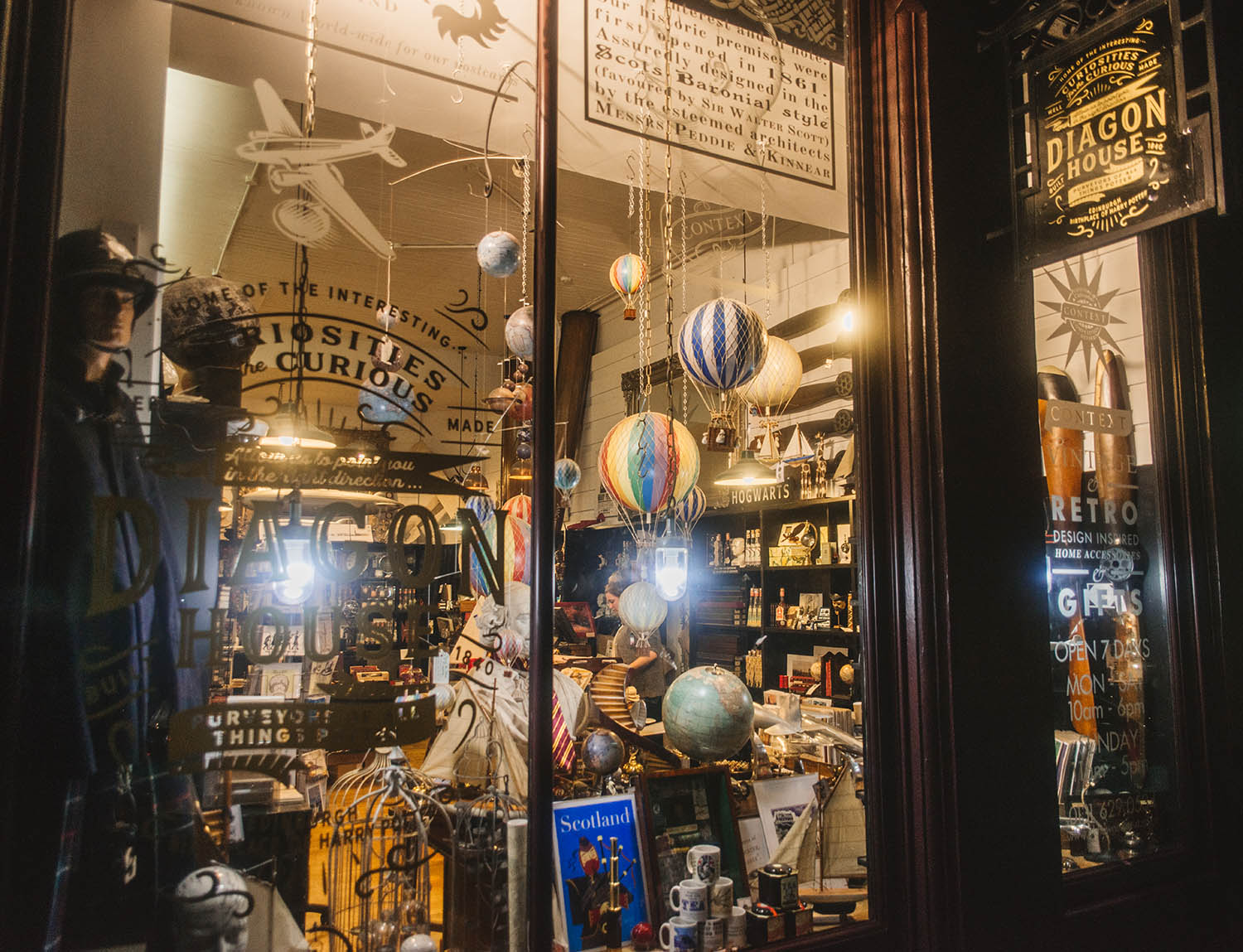 Diagon House - Harry Potter-butik i Edinburgh