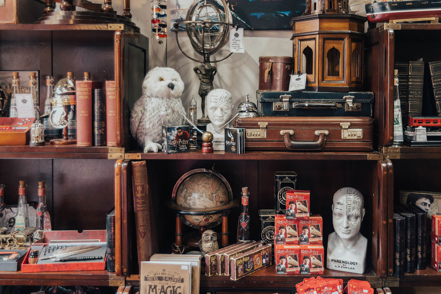 Inside Diagon House - Harry Potter Shop in Edinburgh