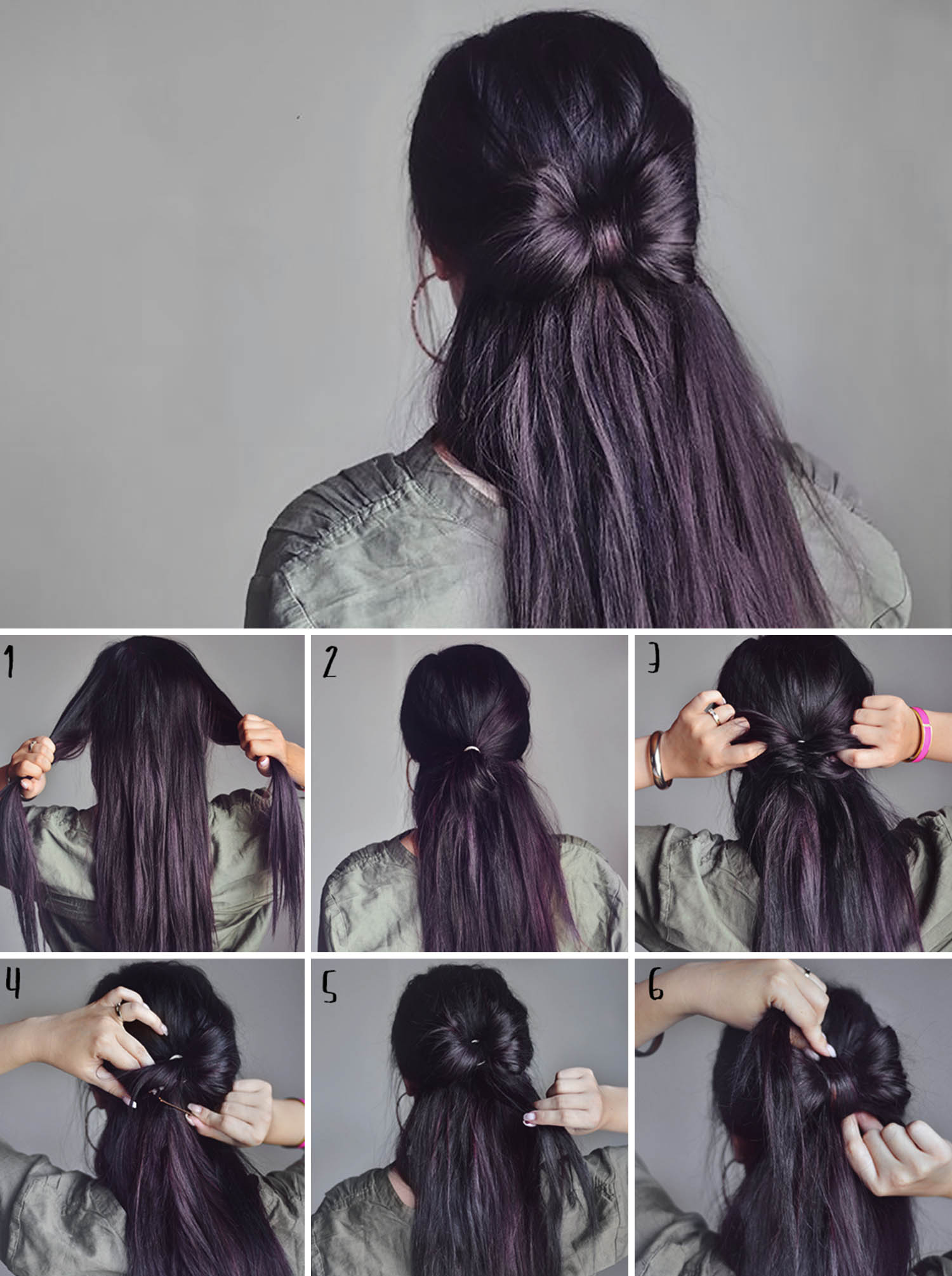 quick hairstyles with bobby pins