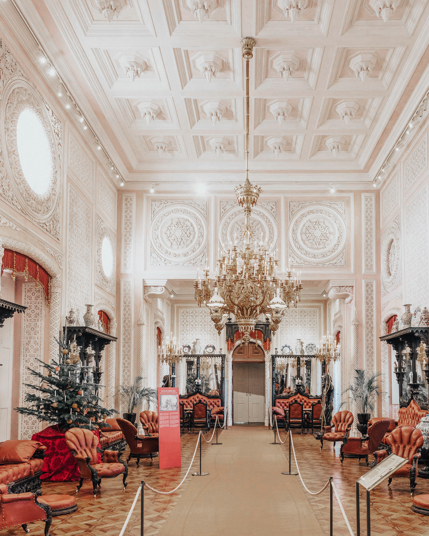Grand room inside Pena Palace, Portugal