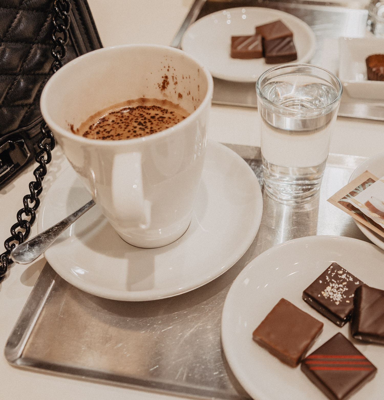Café & Chocolates at Du Rhône Chocolatier, Geneva