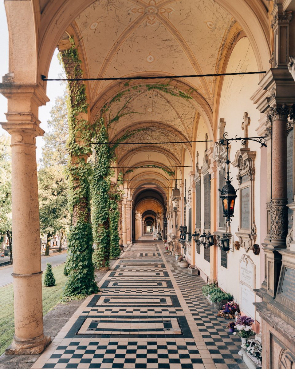 The Mirogoj Cemetery Park in Zagreb