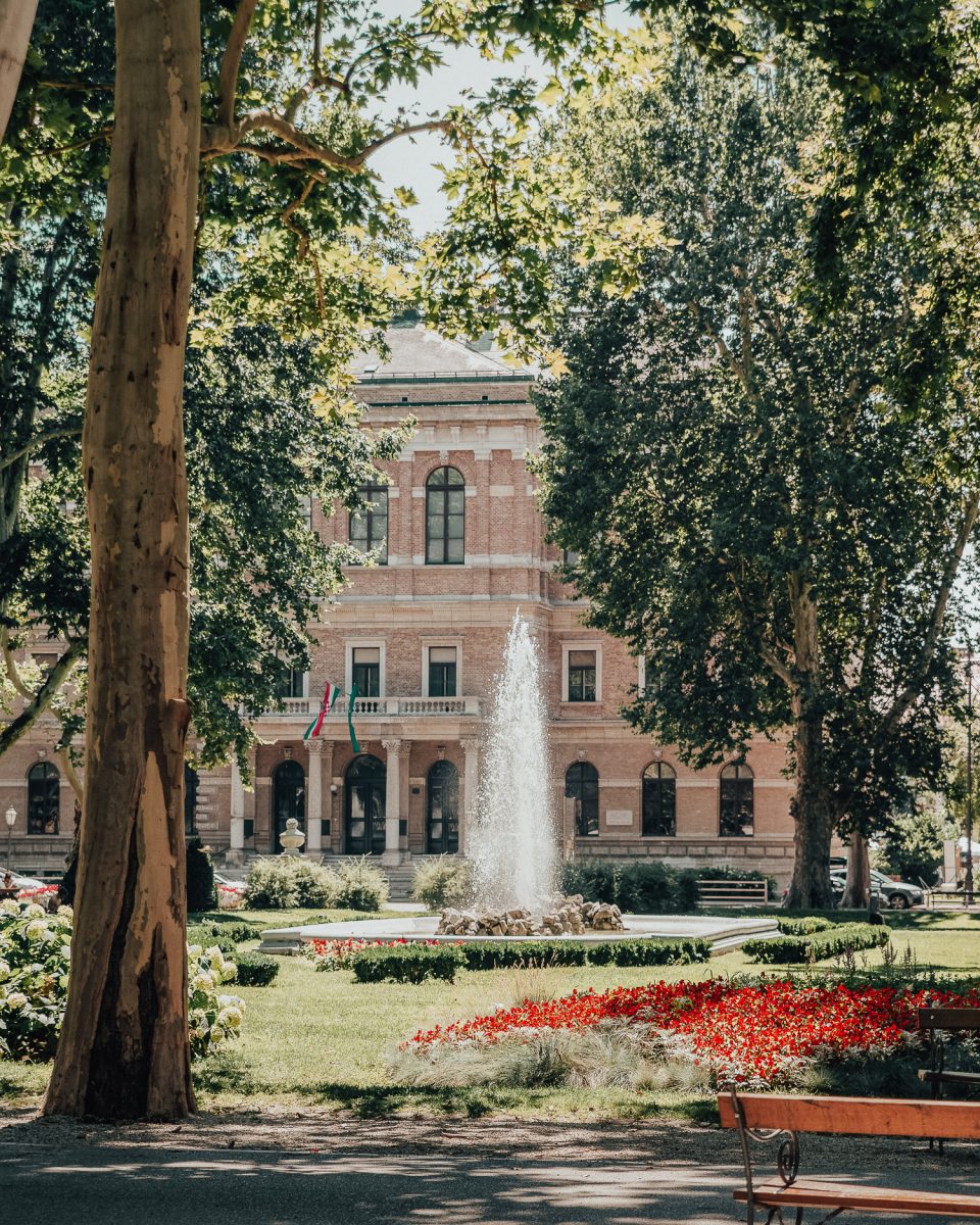 Fountain in Zrinjevac Park, Croatia