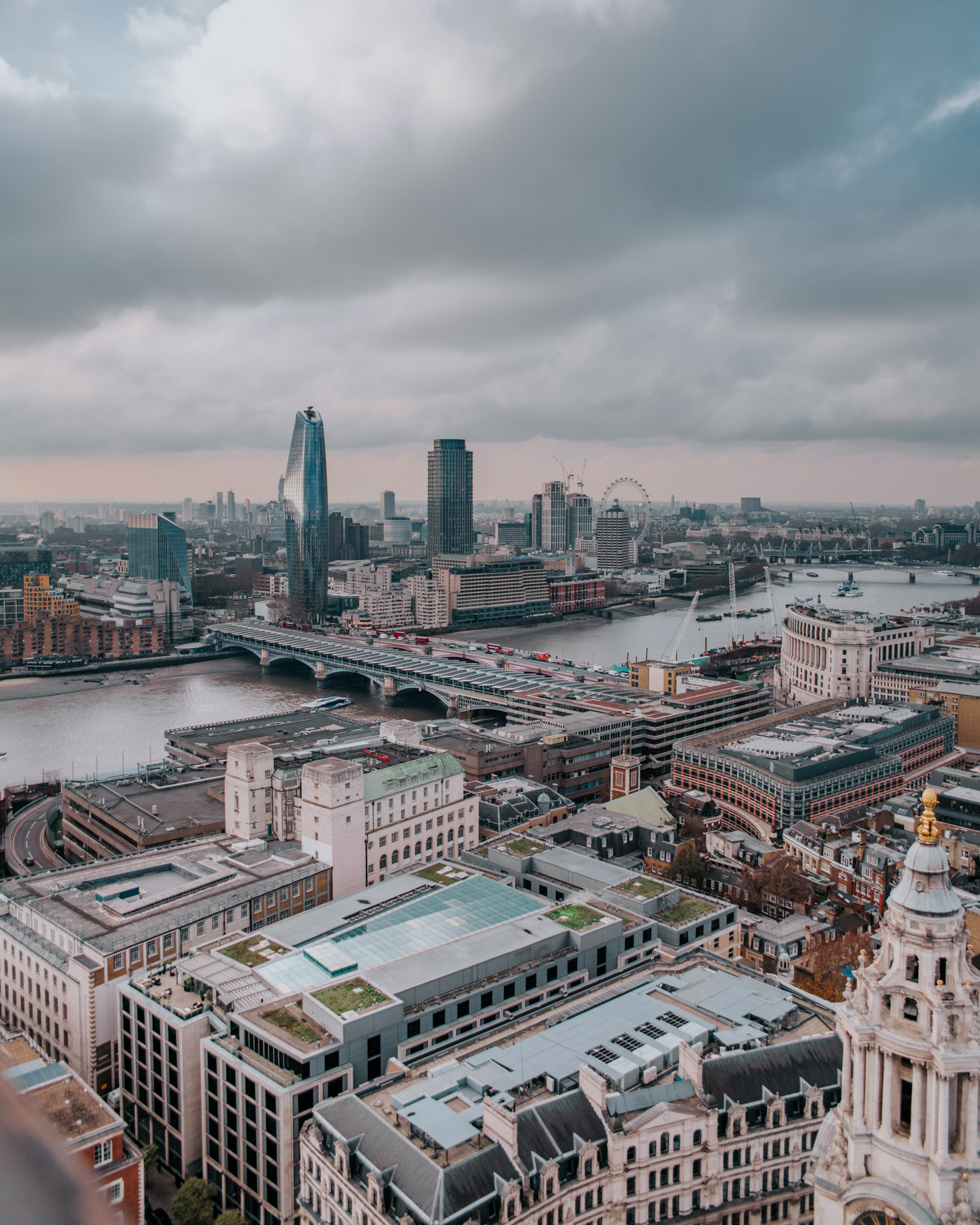 View from St. Paul's Cathedral in London