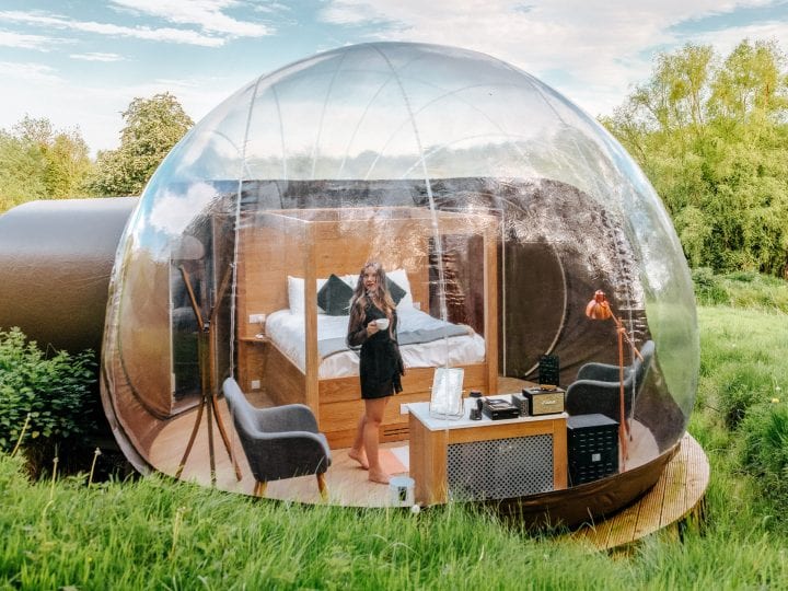 Finn Lough Resort: Stay in a Forest Bubble Dome in Northern Ireland