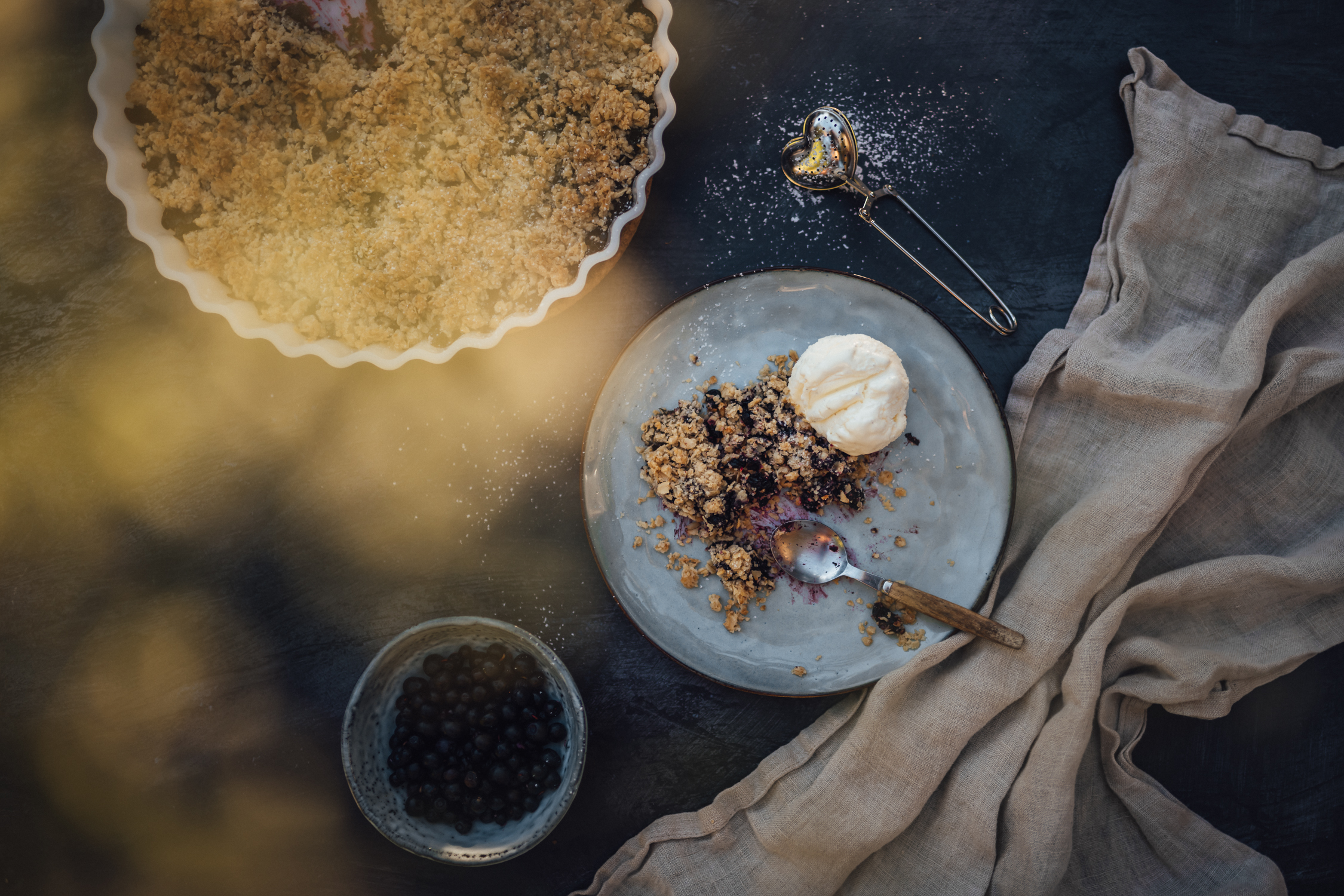 Swedish Krisprolls with cream cheese and blueberries - Daisies & Pie