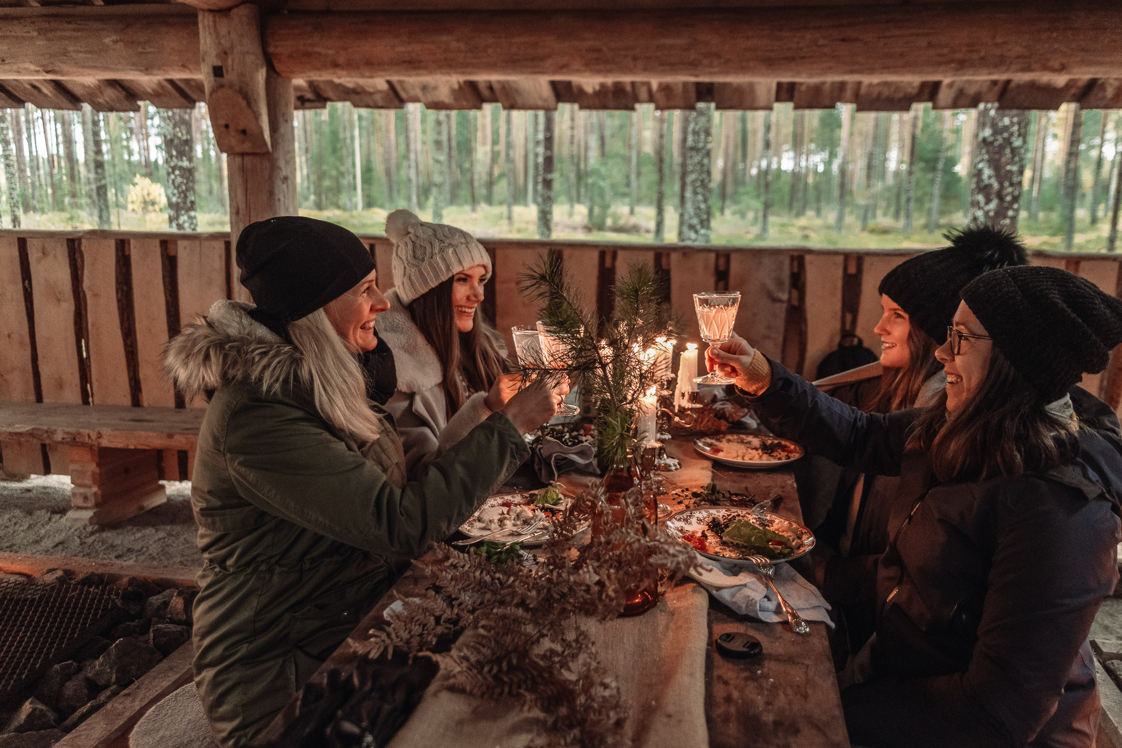 The food experience "In da Woods" in Brevens Bruk, Örebro