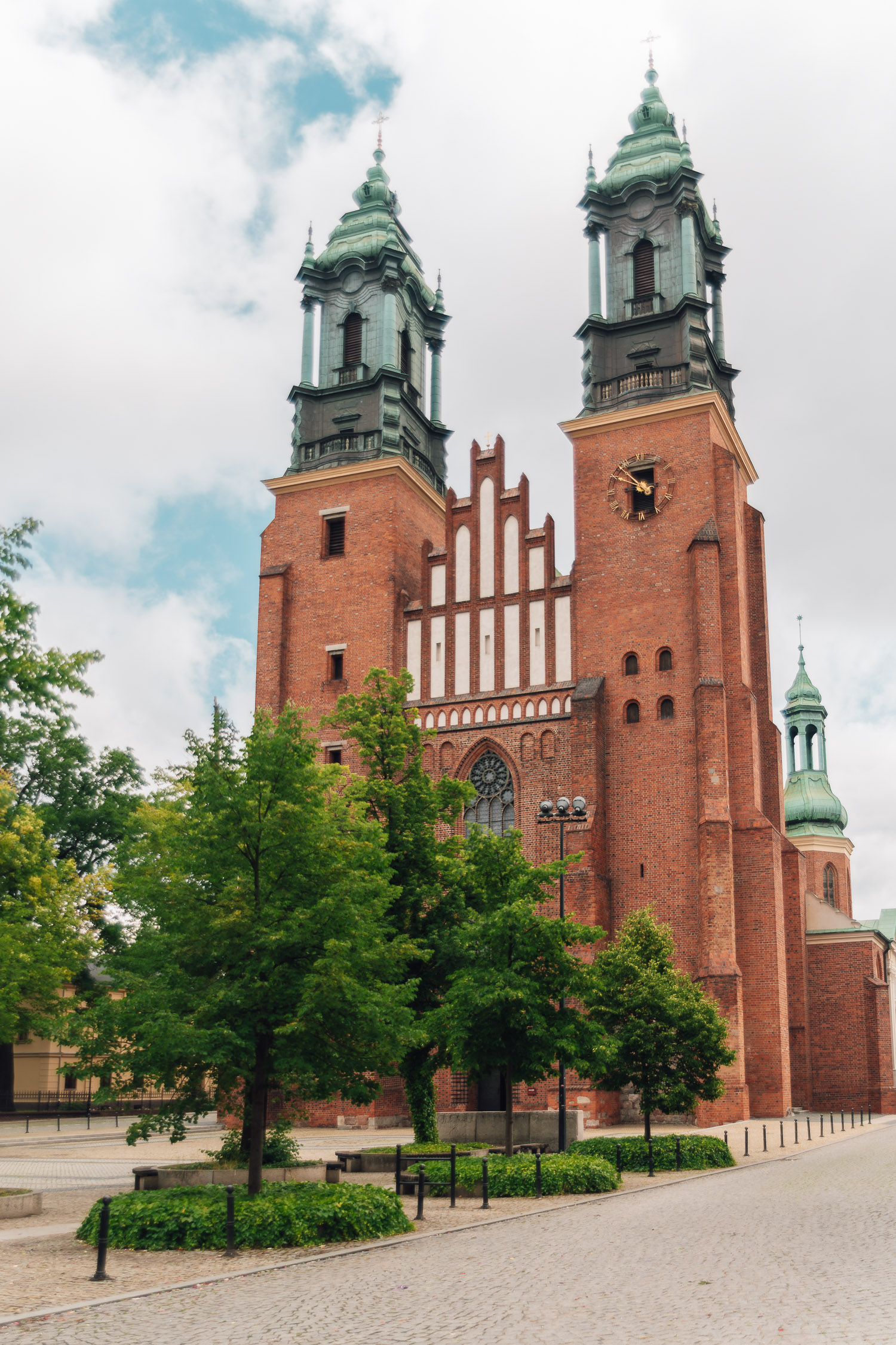 Ostrów Tumski, Peter-Paulkatedralen i Poznań.