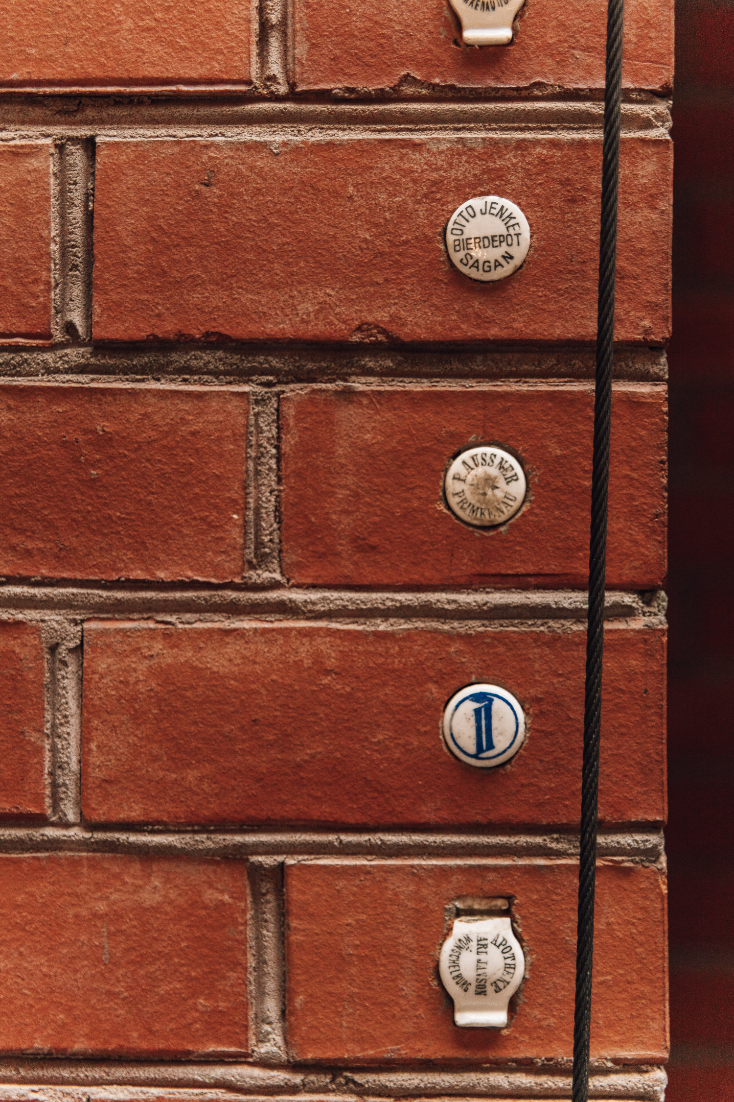 Detaljer från bryggeriet i Stary Browar, Poznań.